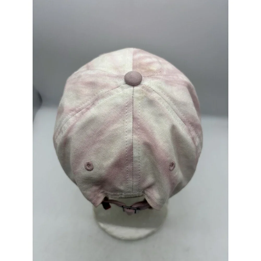 CHNGE Hat Pink Cream Tie Dye Organic Cotton Strapback Dad
